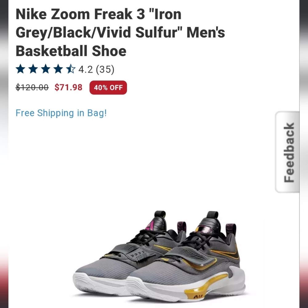 Mens Nike Zoom Freak 3